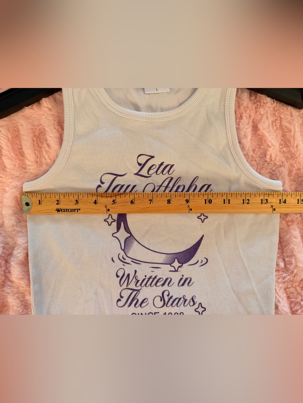 ZETA Fresh Prints L Ribbed Tank Top - Picture 4 of 9
